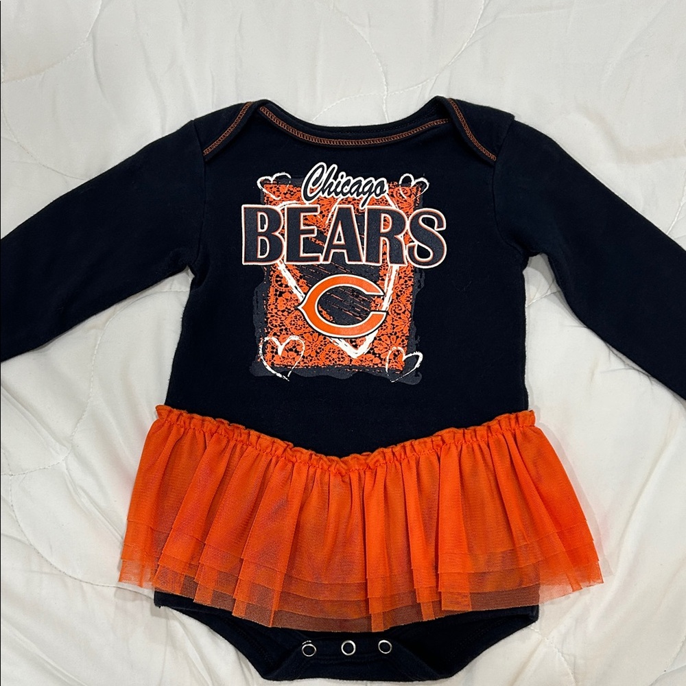 Chicago Bears Infant Ruffled Bodysuit